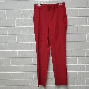 Rafaella Red Ankle Pants